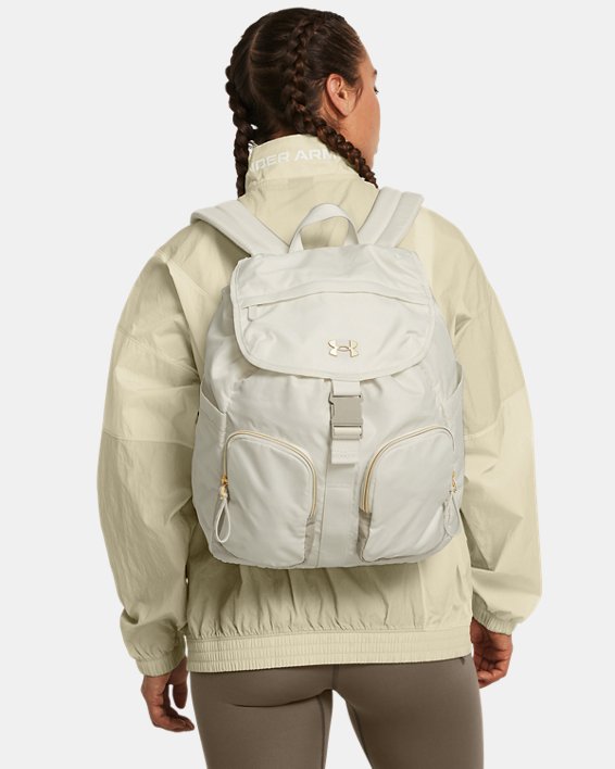 Women's UA Essentials Pro Backpack in White image number 5